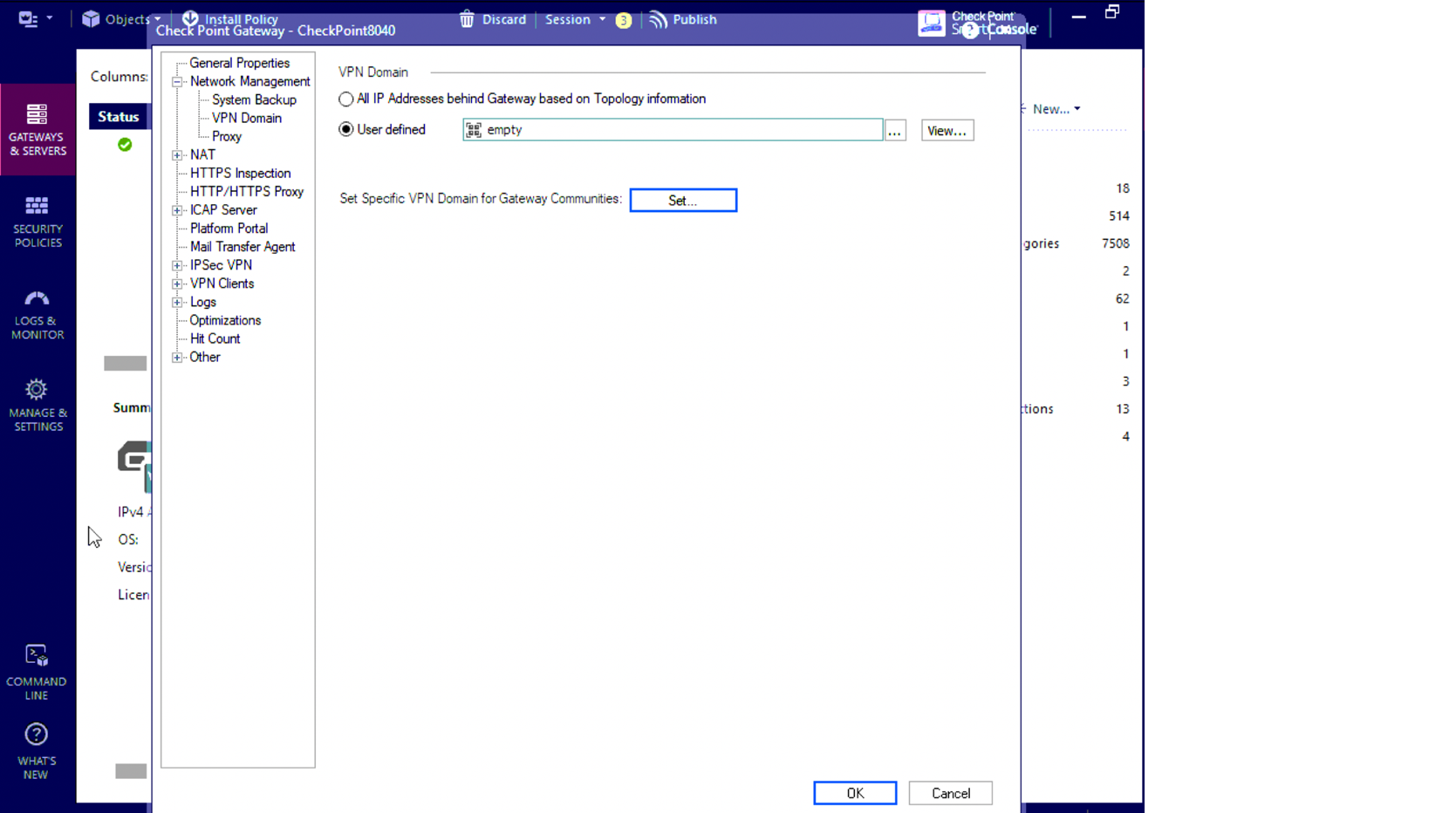 checkpoint vpn failed to resolve gateway ip address